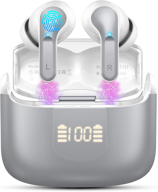 2025 Hi-Fi Wireless Earbuds with 4 ENC Mics