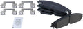 TRQ Front Brake Pads Ceramic Compatible with Chrysler and Dodge