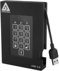Apricorn 1TB Aegis Padlock Fortress: Secure USB 3.0 Hard Drive