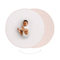 Reversible Quilted Luxe Play Mat 48 in - Soft Organic Cotton Play Mat