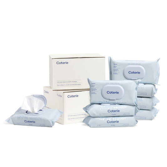 Coterie Baby Wipes - 99% Water, Plant-Based, Hypoallergenic