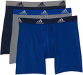 adidas Men's Microfiber 3-Pack Boxer Brief - Athletic Comfort Clothing