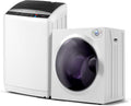 ROVSUN 25LBS Full Automatic Washer and 2.6CuFt Portable Dryer Set