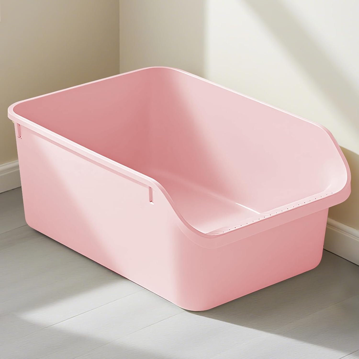 Large Cat Litter Box with High Sides for Indoor Cats