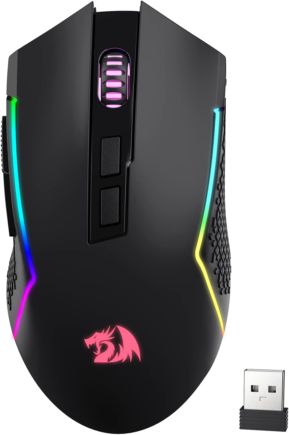 Redragon Wireless Gaming Mouse | 8000 DPI, Dual Connection, 7 Macro Buttons