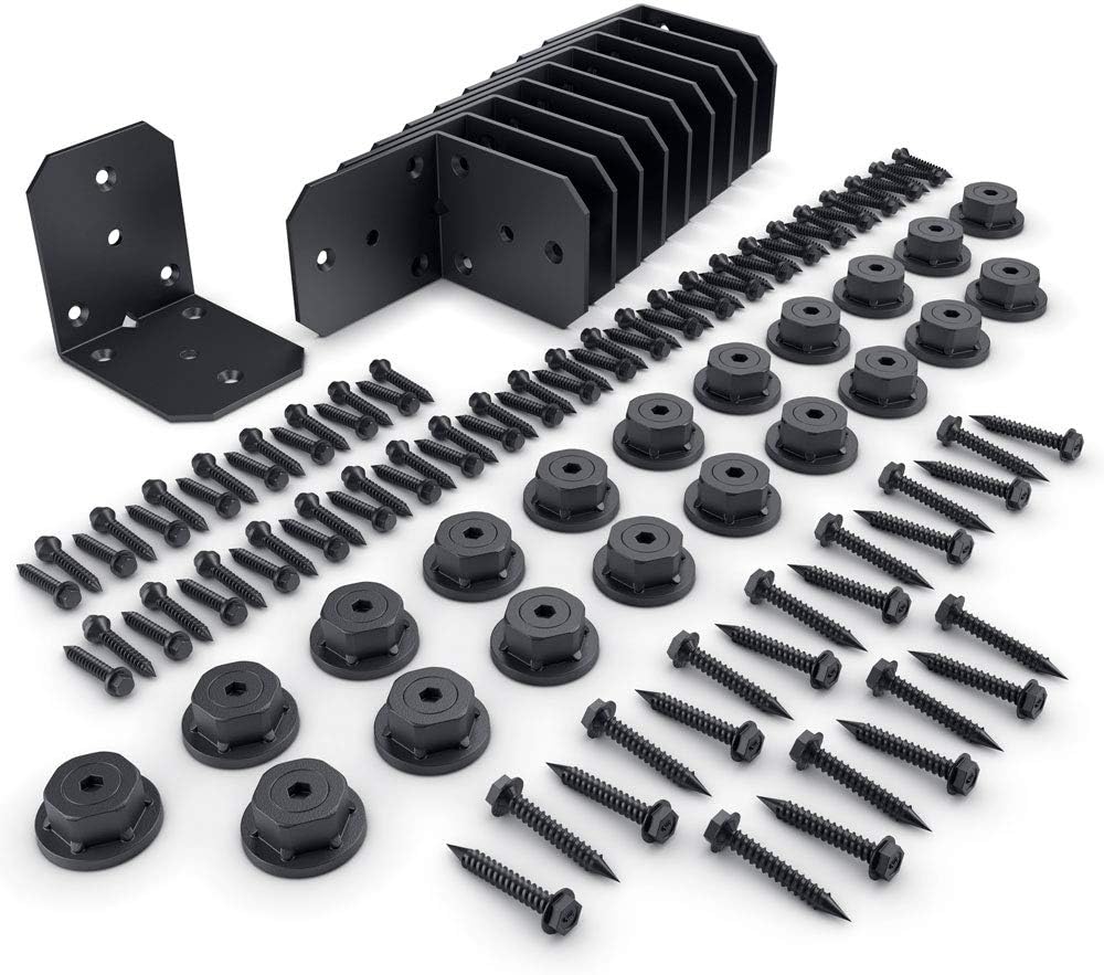 OZCO Building Products Black Rafter Clips for Outdoor Projects