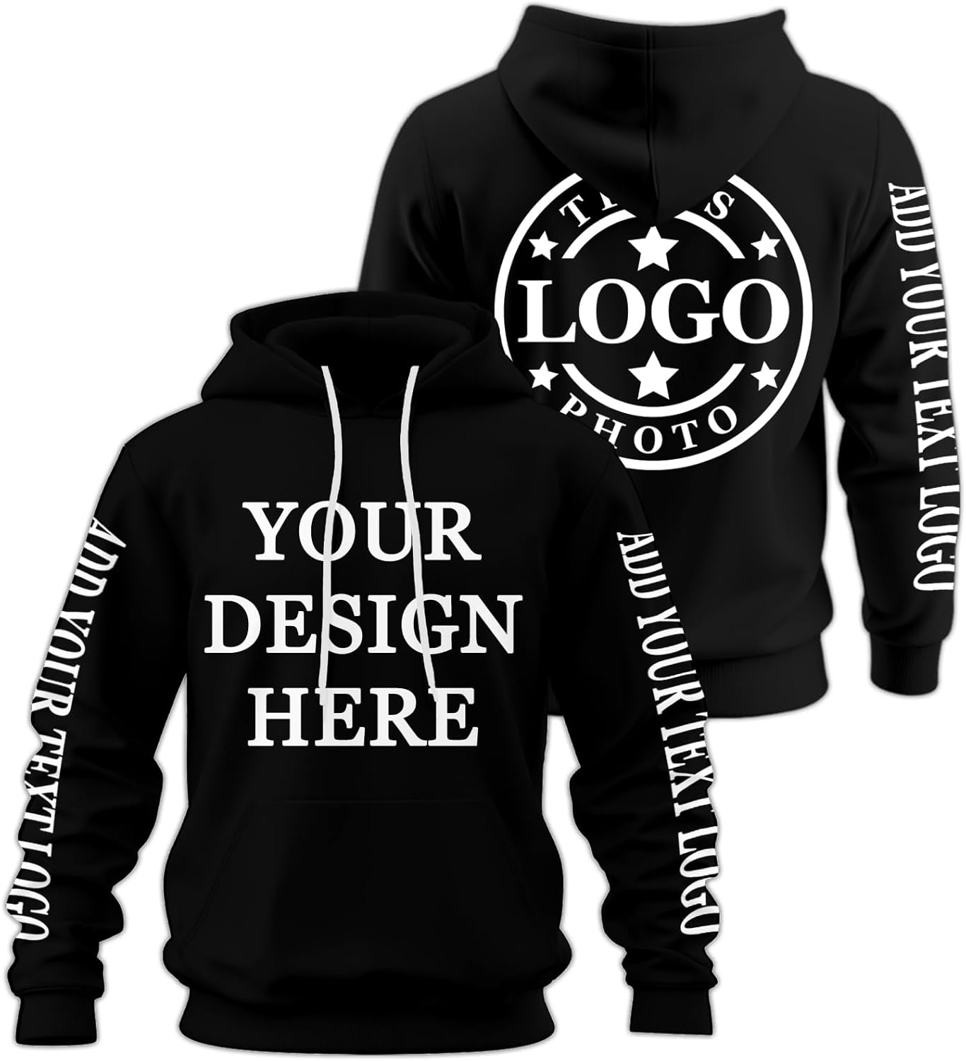 Custom Men's Hoodie - Personalize Your Style!