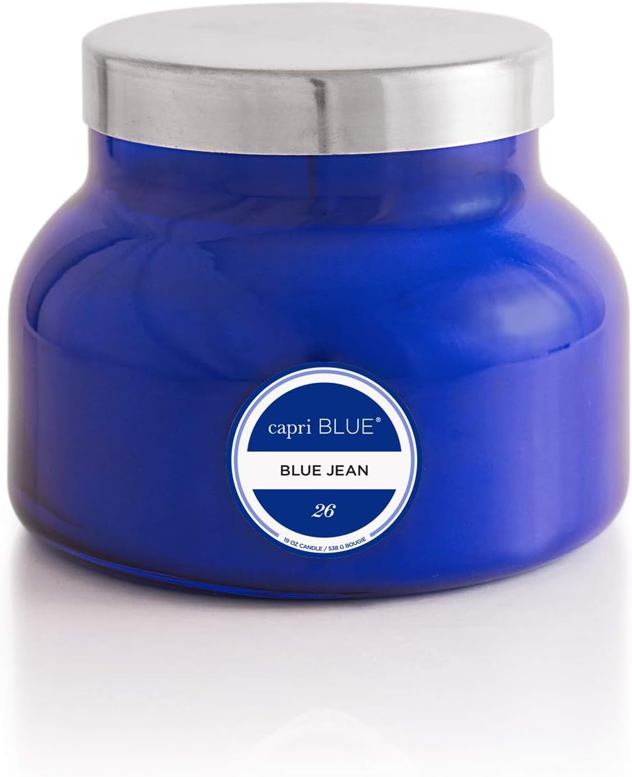 Capri Blue Scented Candles - Blue Jean Luxury Candle