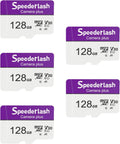 128GB 5 Pack Micro SDXC Memory Card - Fast 4K Video Storage