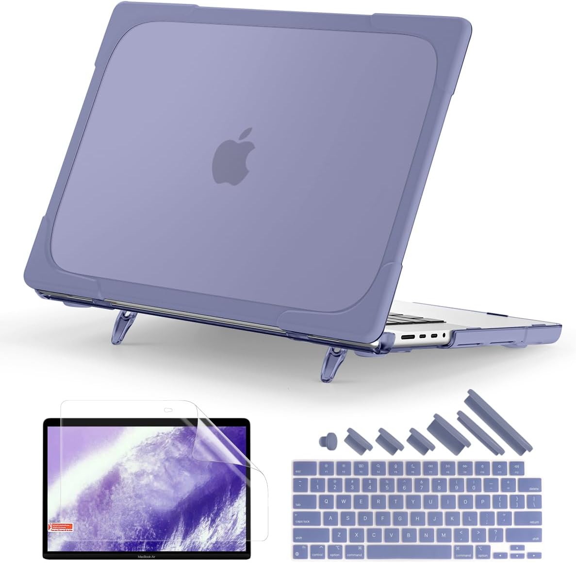 Batianda Compatible MacBook Pro 14 inch Case with Kickstand