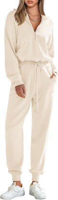 PRETTYGARDEN Women's 2 Piece Sweater Set Tracksuit - Cozy