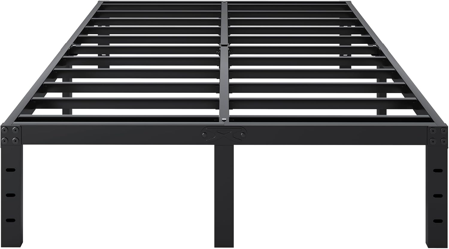Queen Size Heavy Duty Metal Bed Frame with Storage Space