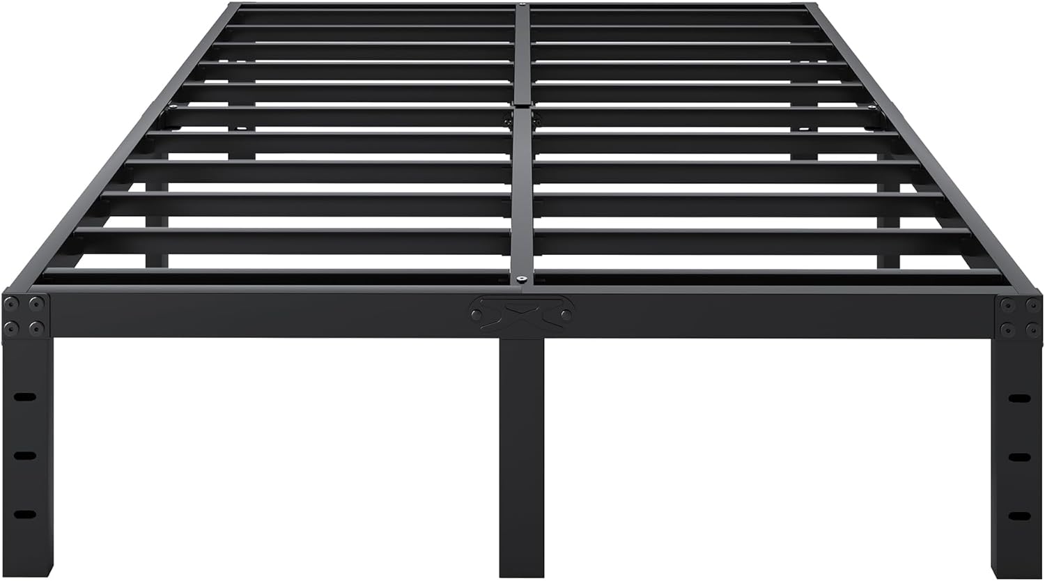 King Size Bed Frame with Heavy Duty Metal Platform Design