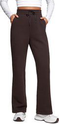 CRZ YOGA Cotton Fleece Lined Sweatpants Women 30in - Warm Straight Leg