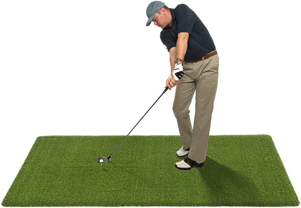 Ultimate Golf Mat - Indoor/Outdoor Practice w/ Any Tee Size