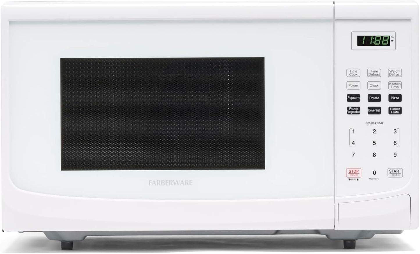 Farberware FM09WHA Microwave Oven: Compact & Powerful Cooking