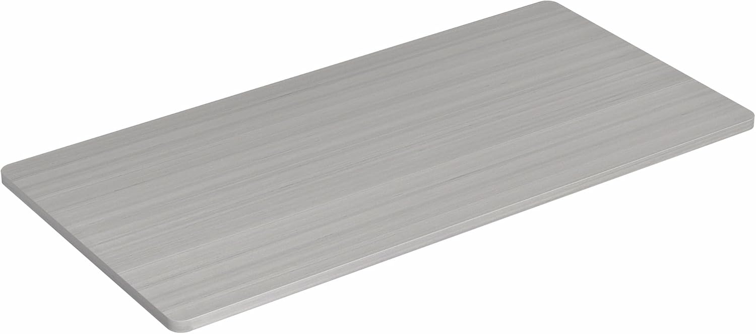 VIVO Dark Gray 60 x 24 inch Solid One-Piece Table Top for Desks