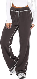 Track Pants Women Sweatpants Soft Jogging Straight Pajama Sweats