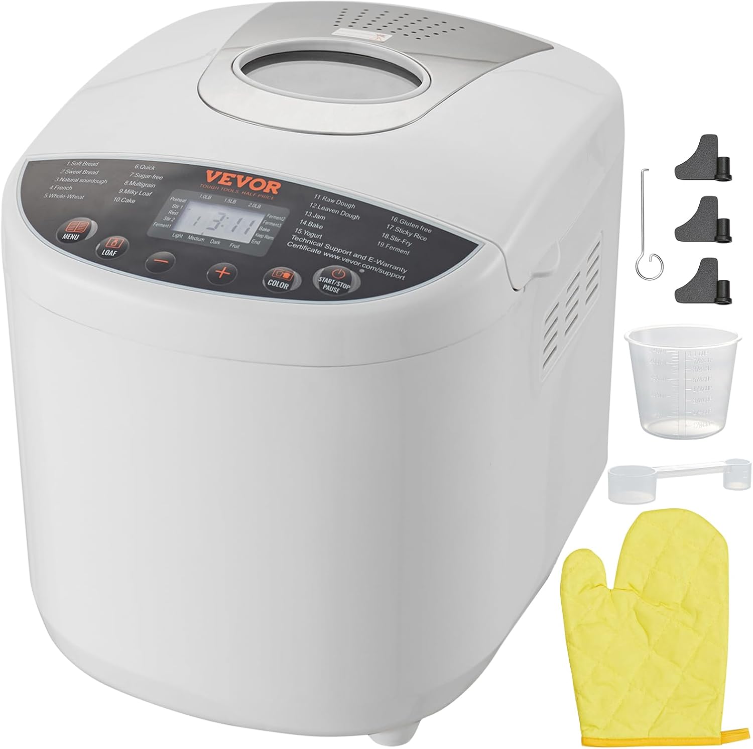VEVOR Bread Maker 19-in-1 Dough Machine for Perfect Bread
