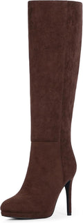 Knee High Boots Women Pointed Toe Stiletto Heel - Elegant Everyday