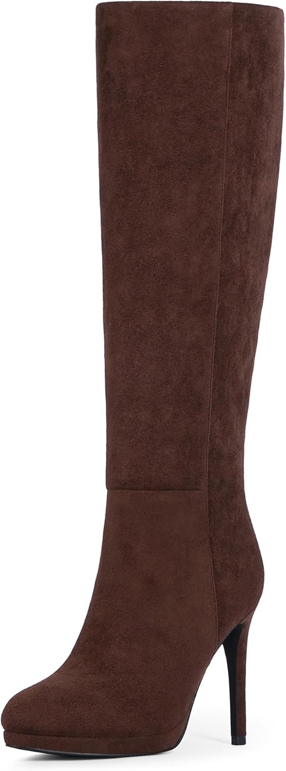 Modatope Knee High Boots for Women with Pointed Toe Design