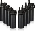 Insulated Water Bottle 18oz 8 Pack - Keeps Drinks Cold Long
