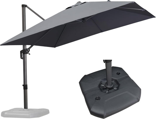 10 Feet Patio Umbrella with Base for Outdoor Shade and Comfort