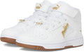 PUMA Boys' Rebound Mid Sneakers with Hook and Loop Closure for Kids