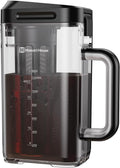 Cold Brew Coffee Maker Pitcher 40oz - Compact Space Saving Brewer