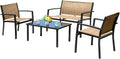 Devoko 4-Piece Outdoor Furniture Set for Ultimate Patio Relaxation