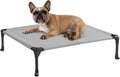 Veehoo Outdoor Elevated Dog Cot Bed 32x25 in - Cooling Raised Pet Bed