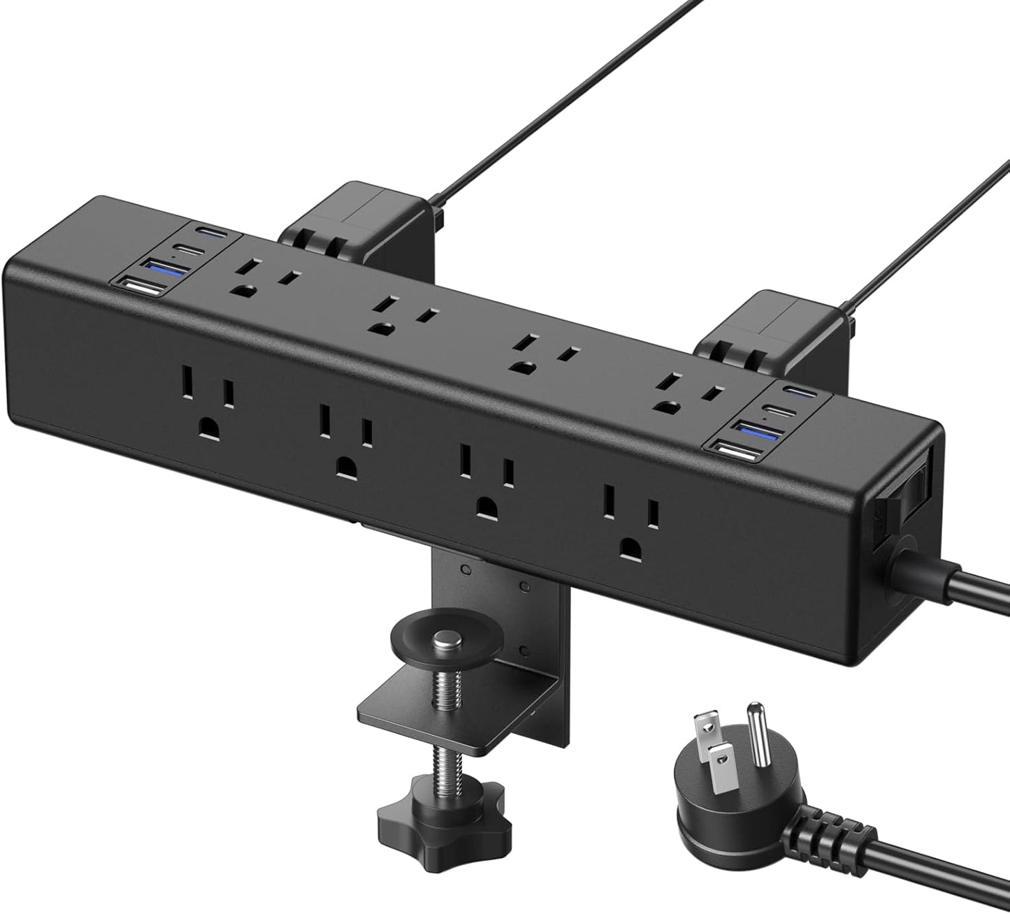 CCCEI Desk Outlet Station with 12 Outlets and USB Ports