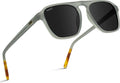 Men's Polarized Modern Aviator Square Sunglasses - Medium/Large Fit