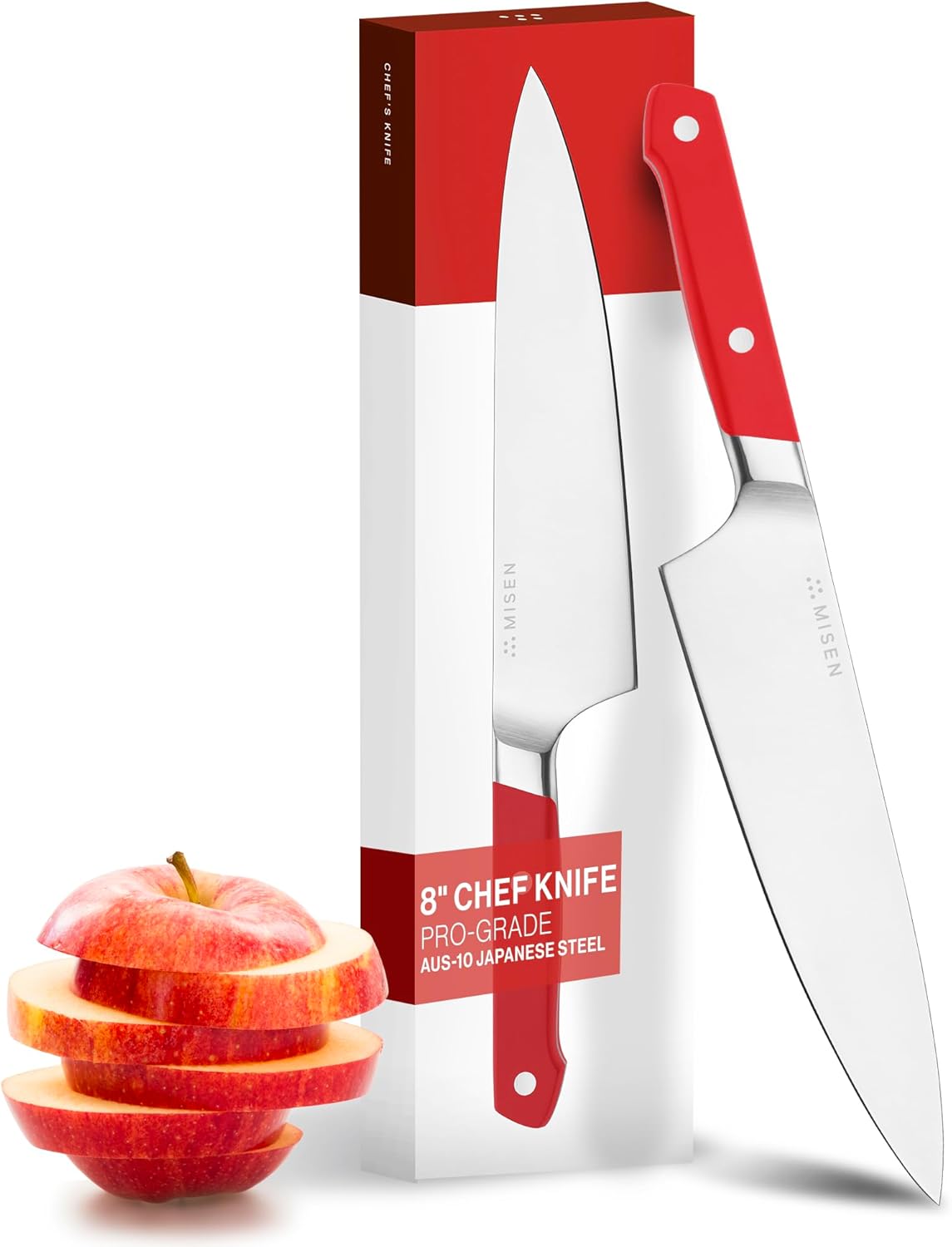Misen 8 Inch Chef Knife - High Carbon AUS-10 Steel Precision Blade
