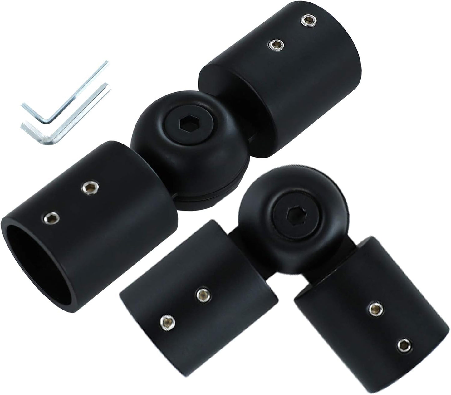 Elifel Window Corner Rod Connector Set - Bay Windows