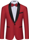 MAGE MALE Mens Tuxedo Jacket Shawl Lapel Slim Fit Blazer - Classic