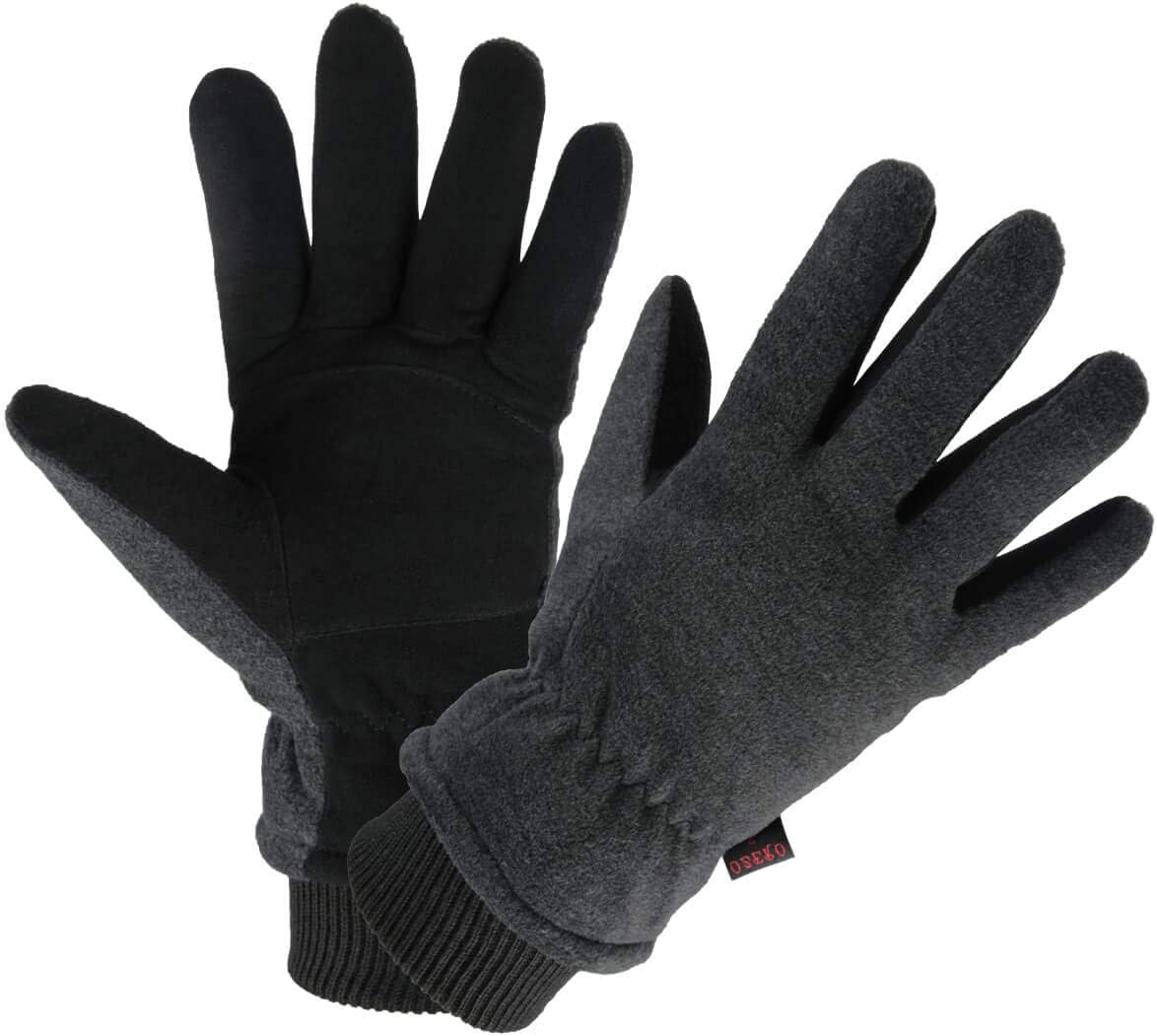OZERO Thermal Deerskin Gloves -30F | Water Resistant for Outdoor Activities