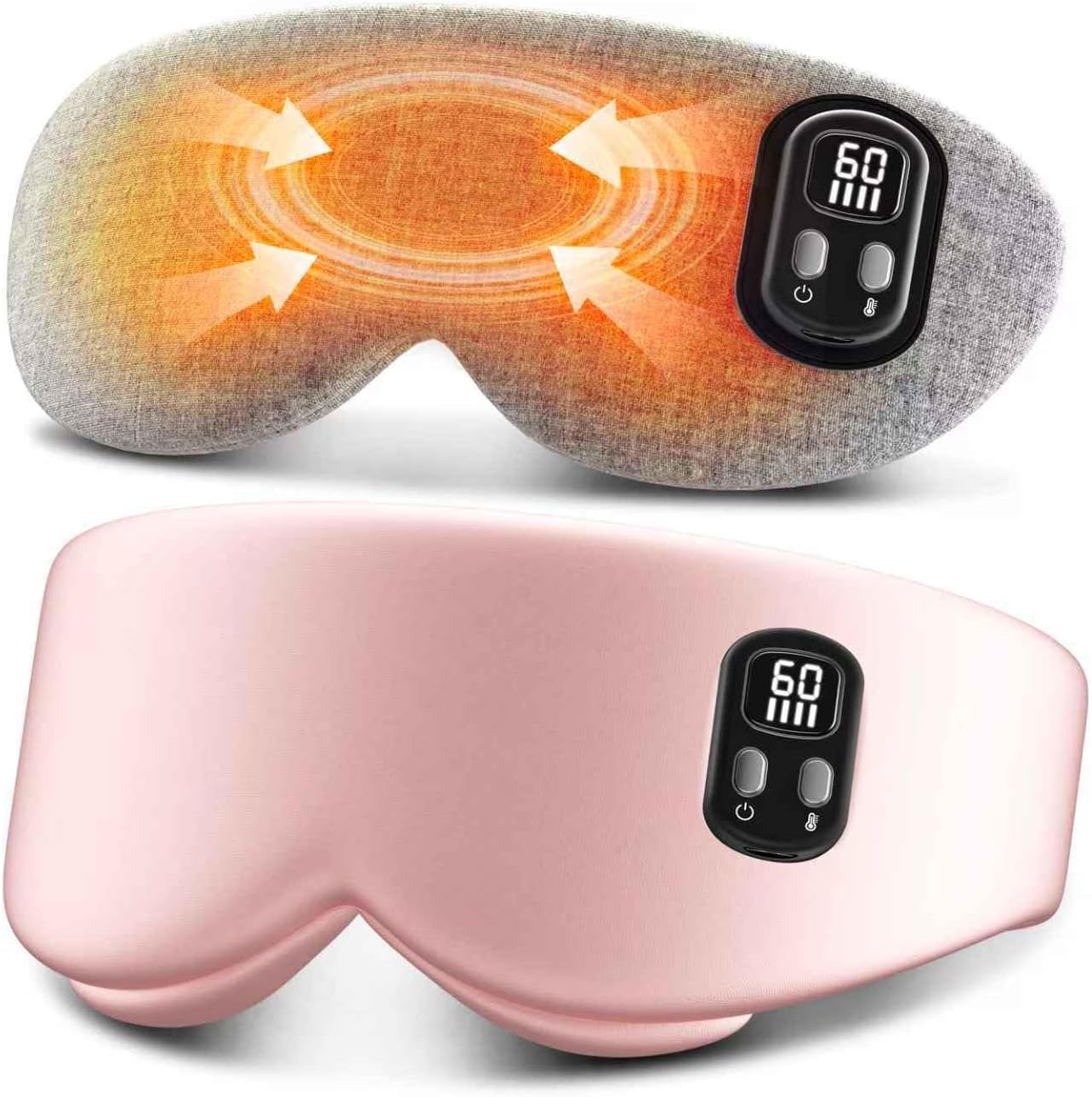 Heated Eye Mask for Dry Eyes with Timed Shutdown and Comfort