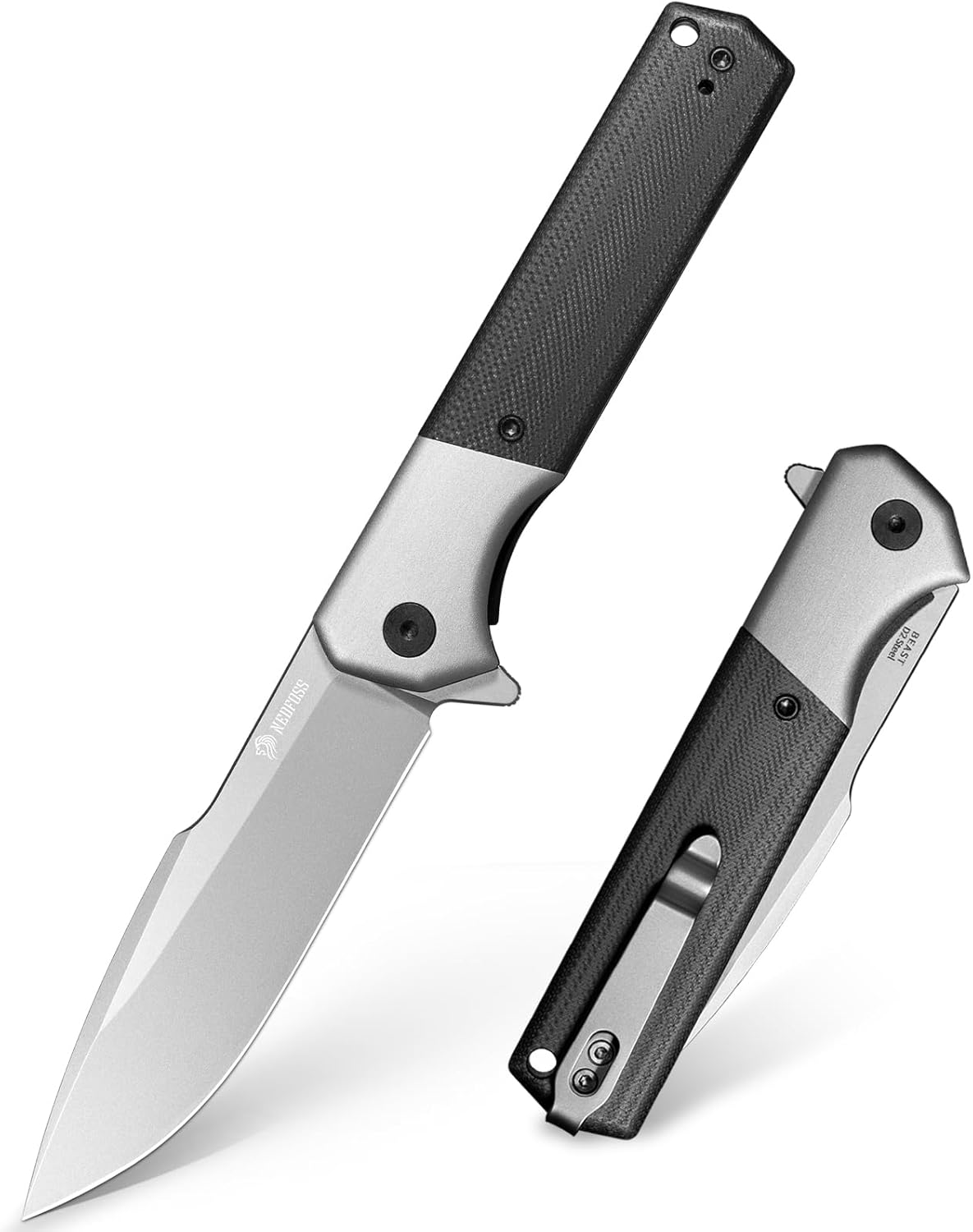 NedFoss BEAST Pocket Knife: Tactical Folding Knife for EDC