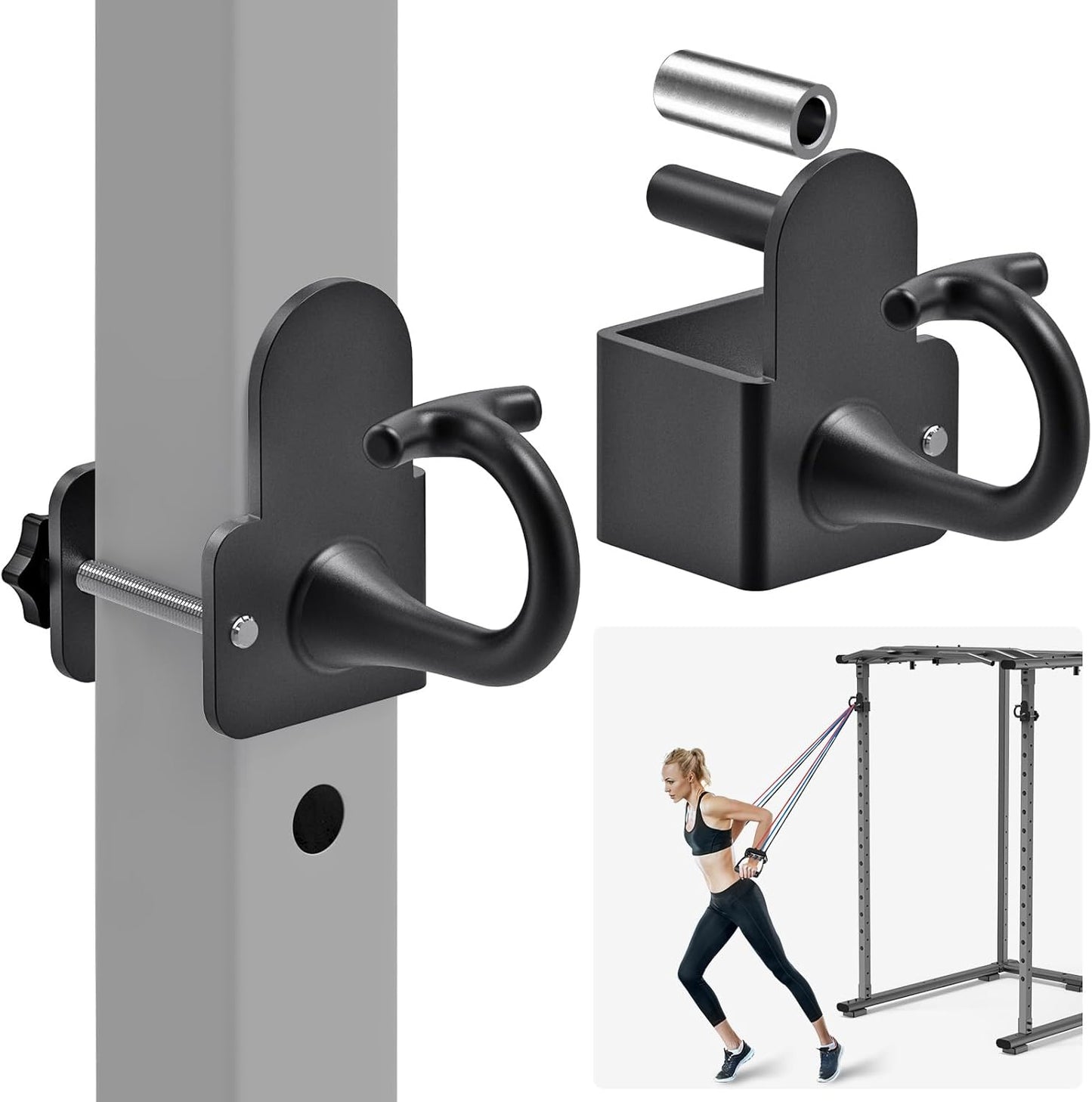 Kipika Power Cage Accessory Hooks - Heavy Duty Strength Training