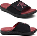 KuaiLu Mens Slides with Arch Support - Adjustable Sport Sandals