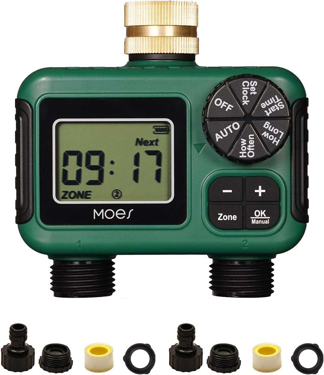 MOES 2 Outlet Sprinkler Timer for Efficient Garden Irrigation