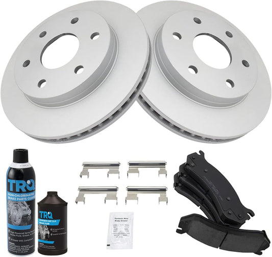 TRQ Front Premium Ceramic Brake Pad & Coated Rotor Kit Review
