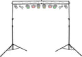 HECASA Lighting Truss Stand System - Adjustable 8ft DJ Truss