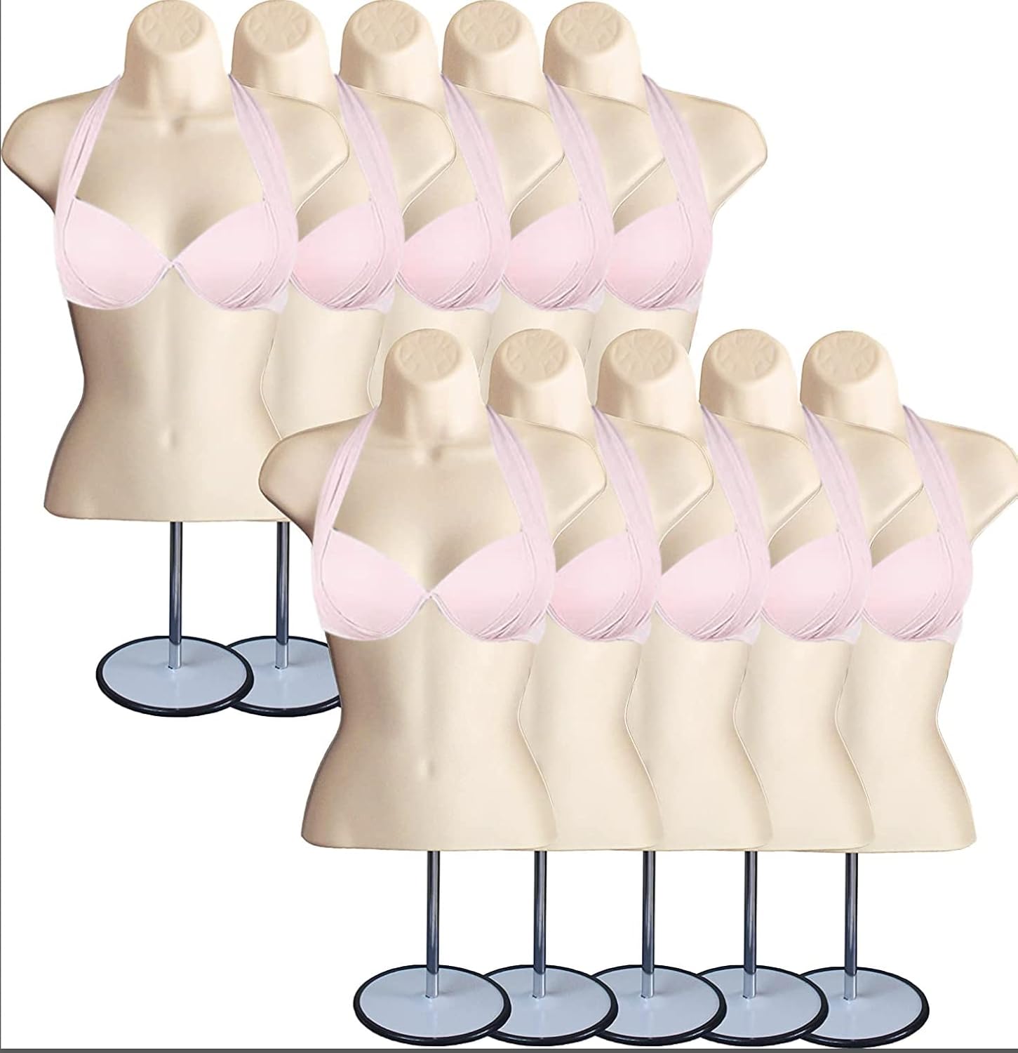 DisplayTown Female Mannequin Torso for Clothing Display Needs