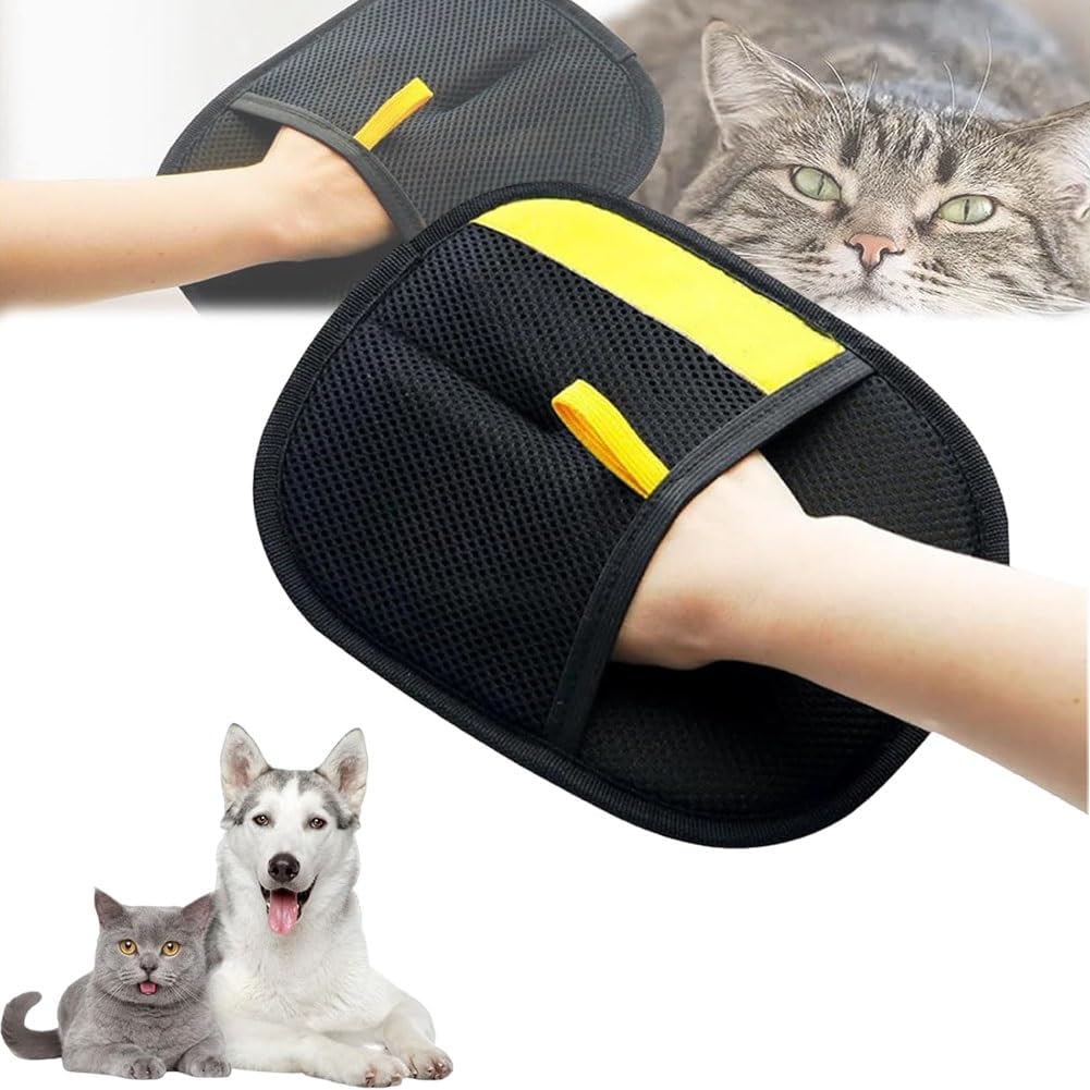 JAKYE Pet Grooming Glove: Hair Removal & Washing