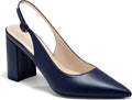 Women's Pointed Toe Block Heel Slingback Pumps - Comfortable Dress