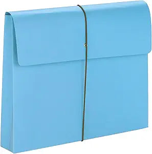 Smead Colored Expanding File Wallet with Flap and Cord Closure