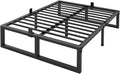California King Bed Frame 14 in Metal Platform - Heavy Duty Support