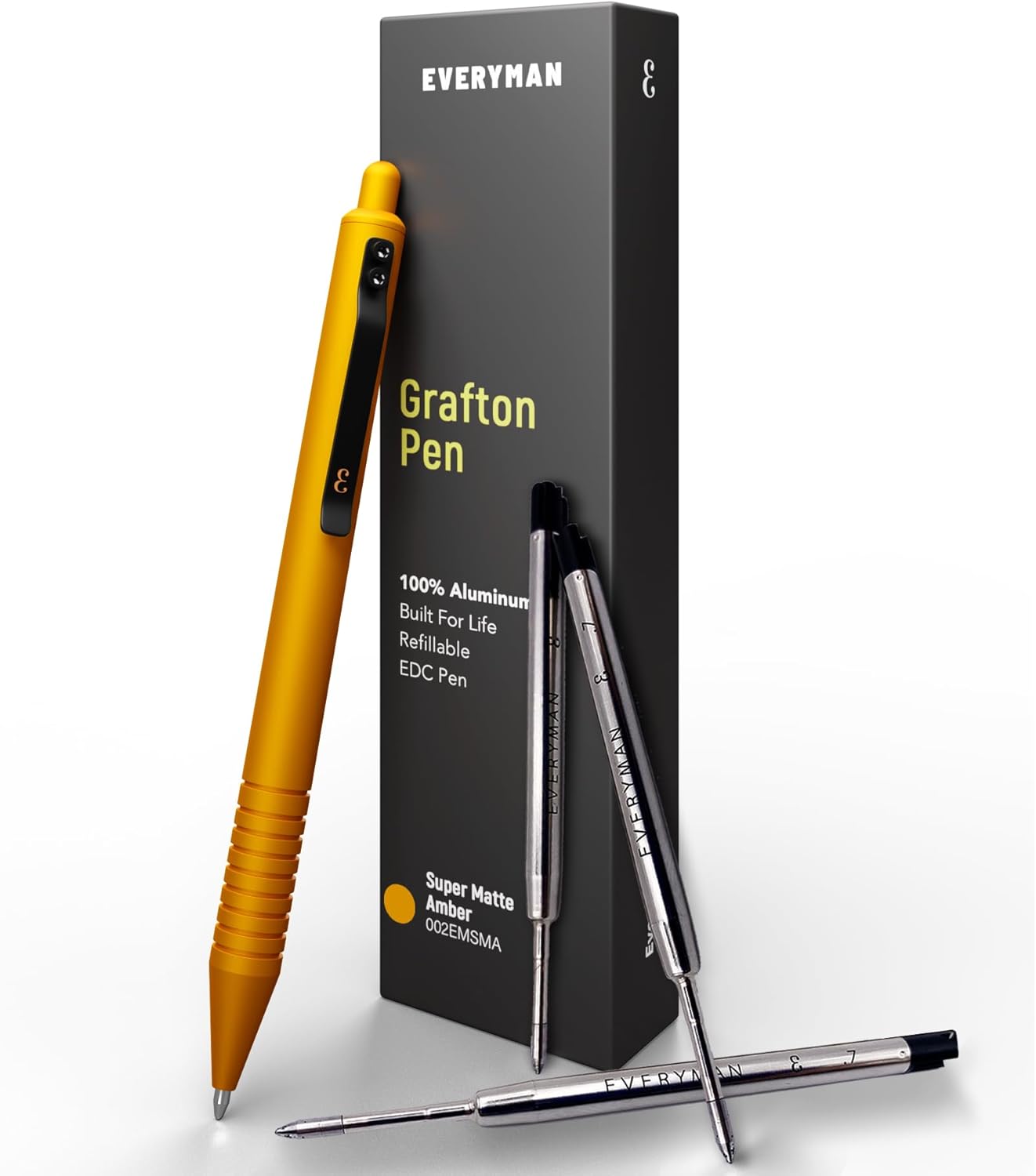 Everyman Super Matte Grafton Pen & Refill Set for Writers